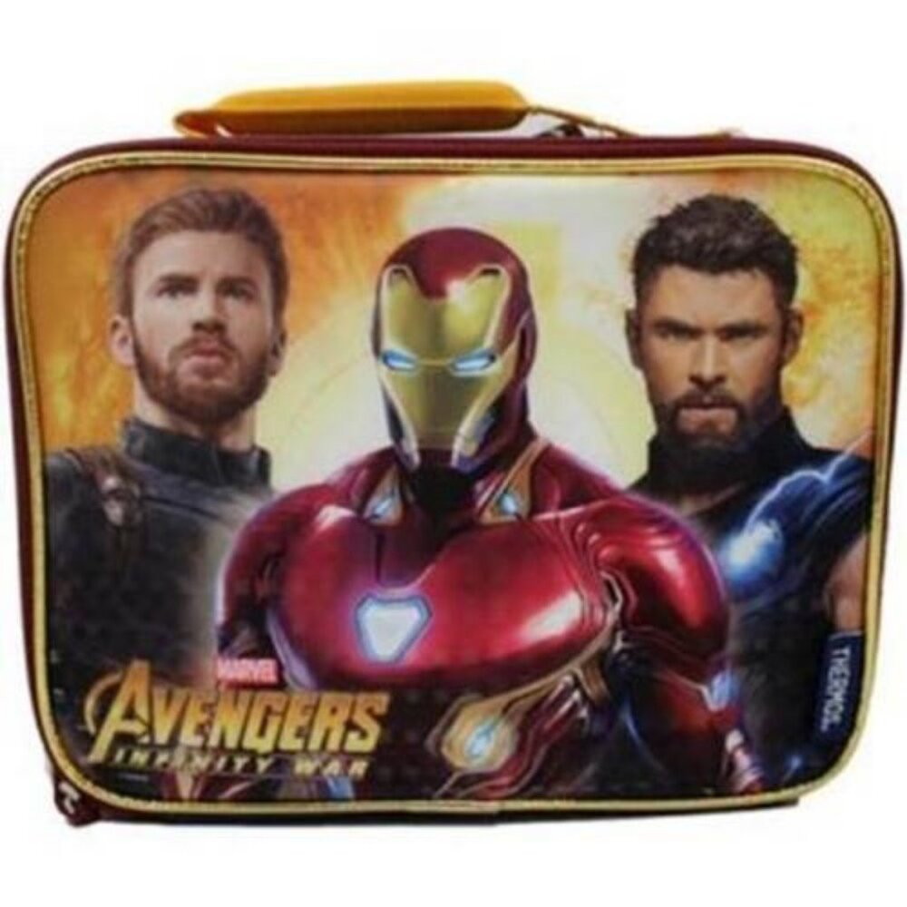AVENGERS INFINITY WAR CAPTAIN AMERICA THOR & IRON MAN Thermos PVC & Lead-Free In